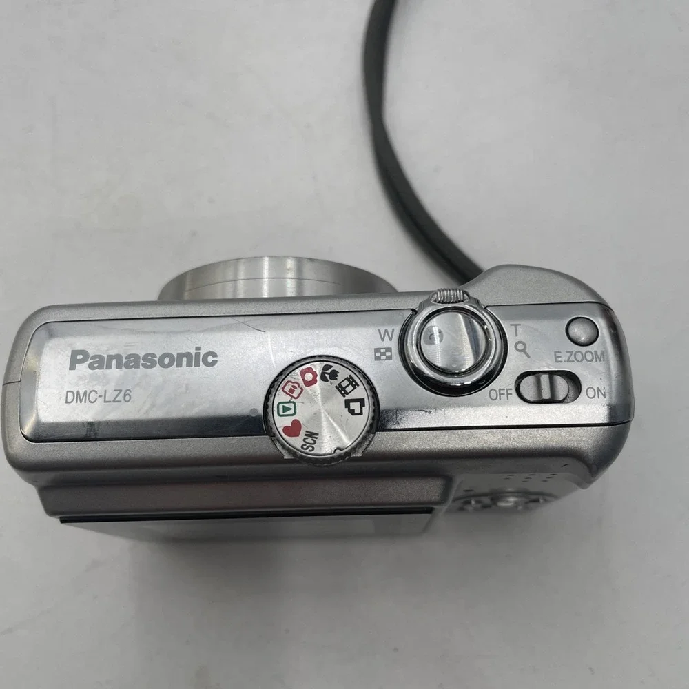 Panasonic LUMIX DMC-LZ6 7.2 MP 6X Zoom Digital Camera+Battery+SD Card-TESTED